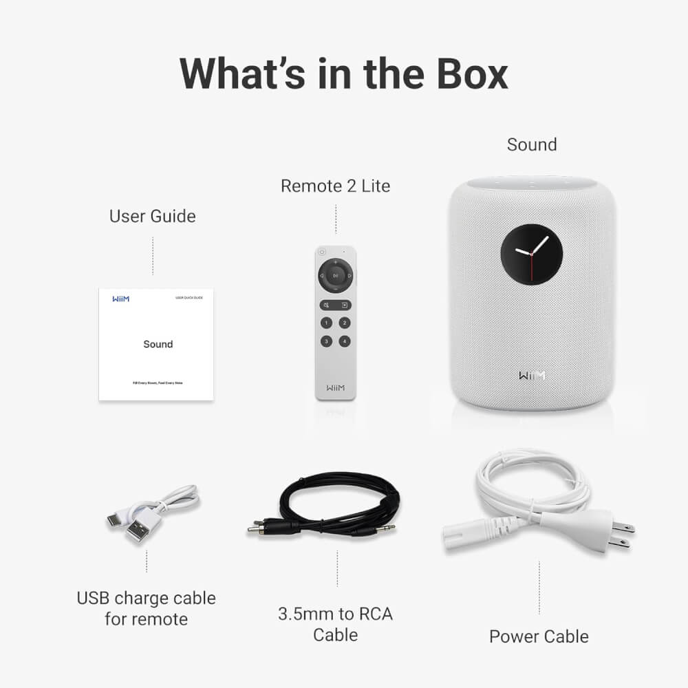 ลำโพงบลูทูธไร้สาย WIIM : SOUND (WHITE)